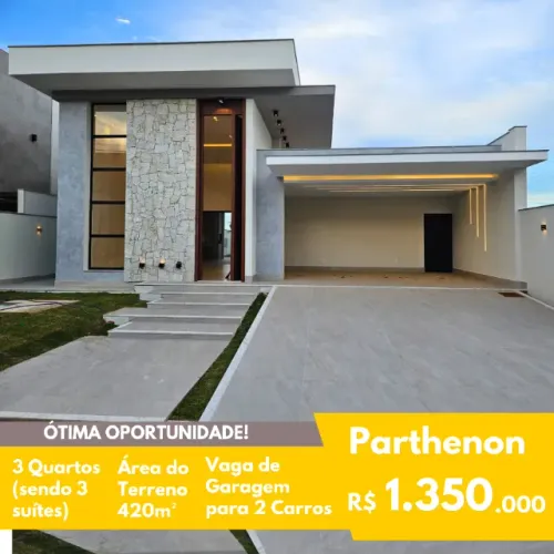 FIT - Venda - Cond. Parthenon - 3 Quartos (3 suítes) - 420m² - Piscina
