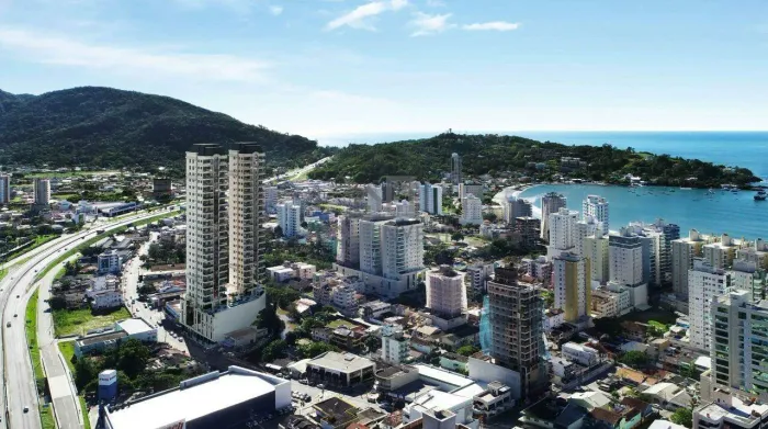 Imperial Coast Unidade no último andar com 2 suítes no Centro de Itapema