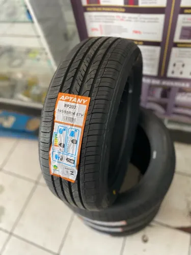 Pneu Aptany 195/55/16 87V (instalação grátis)