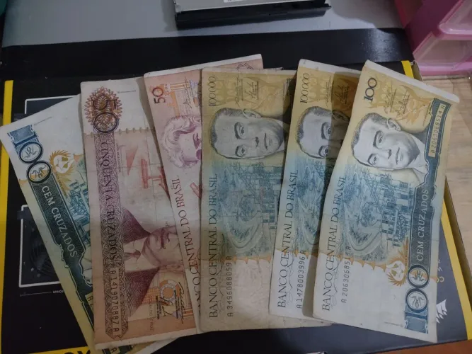 Cédulas antigas lote