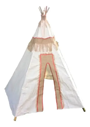 Tenda de Índio Barraca Cabana Branca (SEM USO)