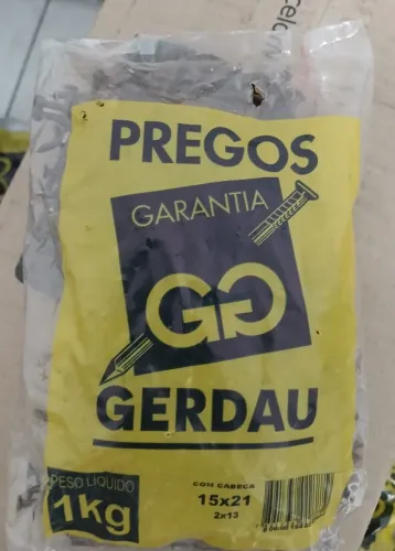Pregos 15x21 a 5,00/kg Torro  