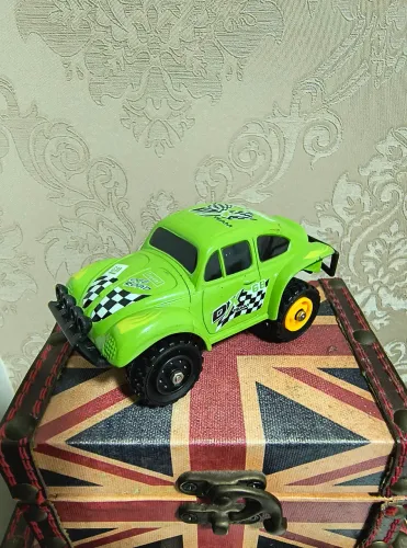 Carrinho fusca Off Road Verde - Brinquedo antigo