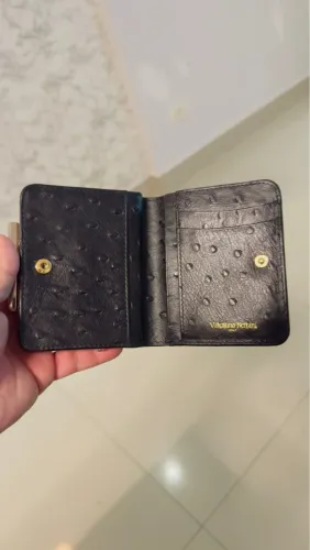 Carteira Valentino Nerbini - Couro Avestruz