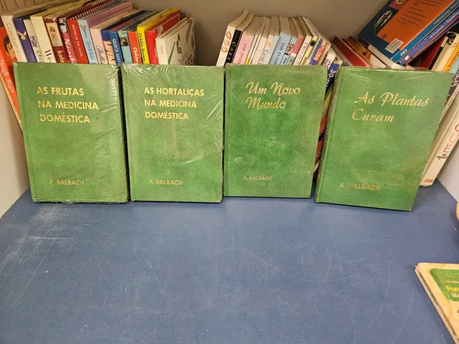 Coleção livros Saúde A. Balbach 4 volumes 
