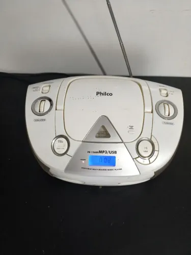 Rádio CD Player Philco MP3/USB - Funcionando