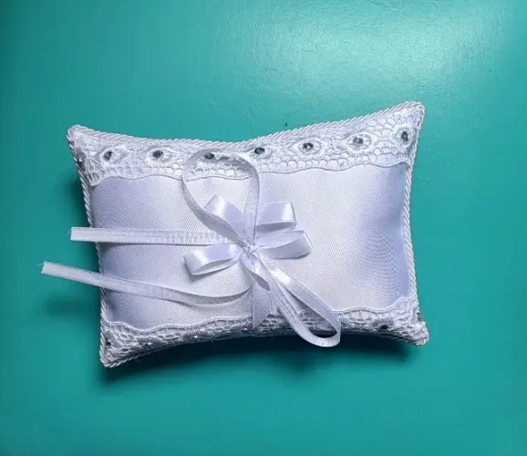Almofada para alianças de casamento / noivado