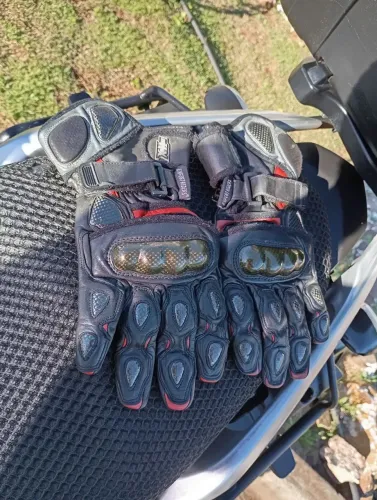 Luvas de couro motociclista marca X11 MODELO TAMANHO G