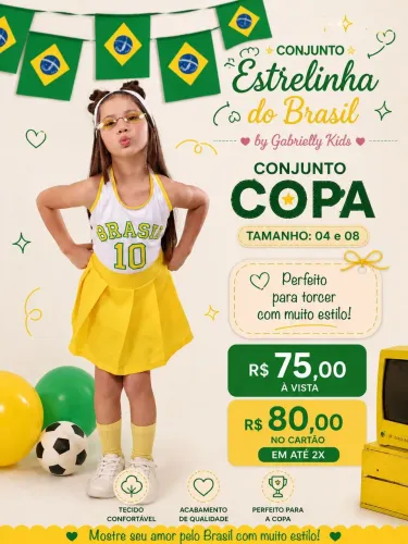 Conjunto estrelinha do Brasil 