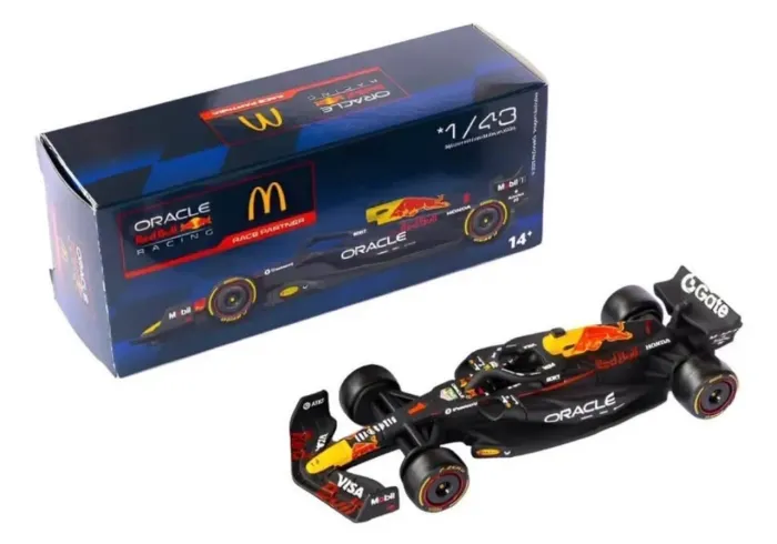 Miniatura F1 red bull McDonalds escala 1:43