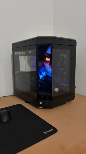 Pc gamer completo - gabinete com Tela! (usado)