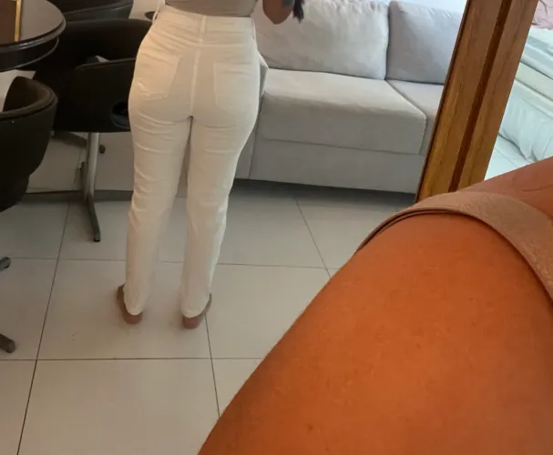 Calça jeans branca