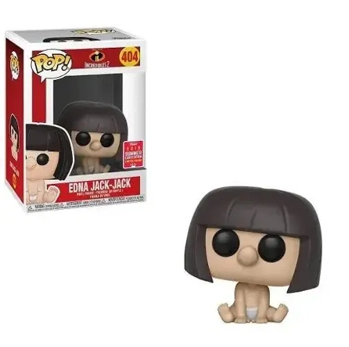 Figura de acción Jack-Jack Edna de Funko Pop!