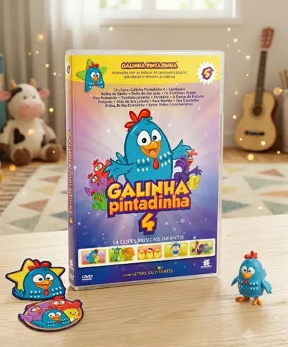 Dvd Galinha Pintadinha 4, Original E Lacrado