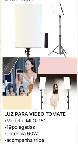Painel LED para vídeos e fotos