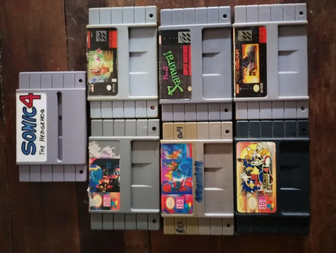 Fitas de super Nintendo