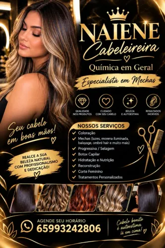 Cabeleireira especialista em colorimetria