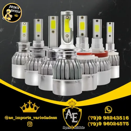 Led para carro super branca 