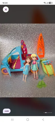 Acessórios e carro Polly Pocket