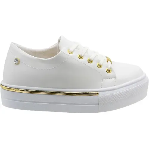 Tênis Casual Feminino Plataforma Ponto de Luz Sophia Almeida Branco 6366MCF001