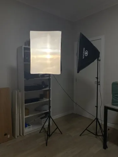 Kit Duplo Softbox Greika 50 x70 cm Profissional Usado