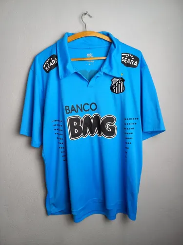 camisa santos fc 3º uniforme, azul-turquesa, neymar 11.