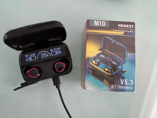 Fone bluetooth sem fio M10