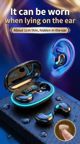 ? Mini Fone Bluetooth Sem Fio Ultrafino com Estojo
