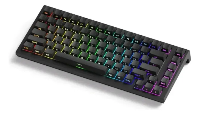 Teclado Magnético Akko TAC75 HE Com Fio 75% 8000Hz Rapid Trigger 0.005mm ARGB - NOVO