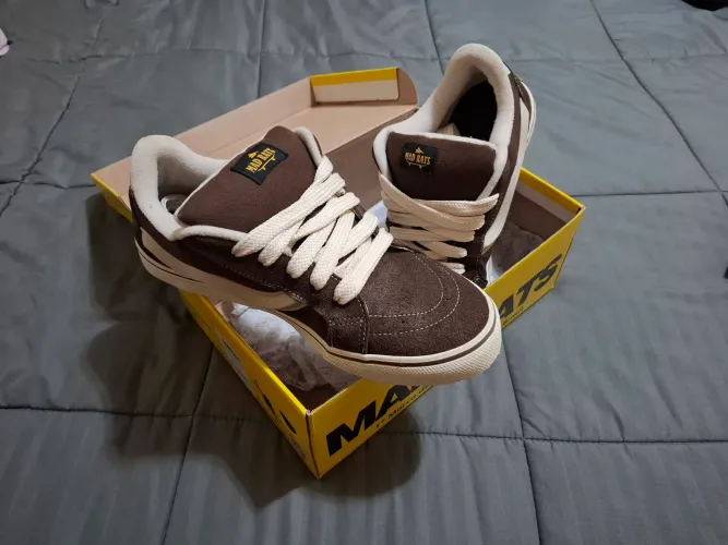 Tênis Mad Rats "Bulky Classic 90 MT Chocolate Creme" ESTADO DE NOVO - tamanho 42