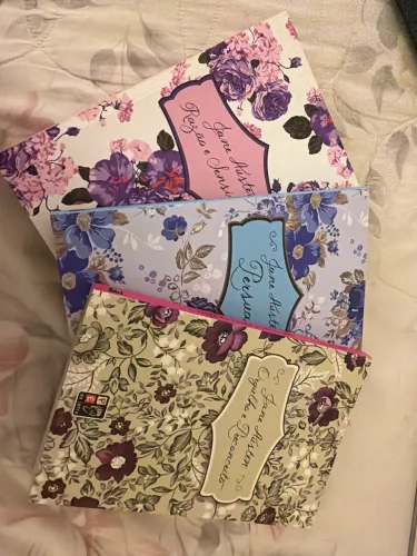 Livros Coleção Jane Austen, Orgulho e preconceito, Razão e Sensibilidade, Persuasão