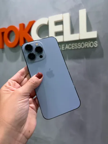 Iphone 13 Pro 128GB Azul Sierra Seminovo Garantia de Loja