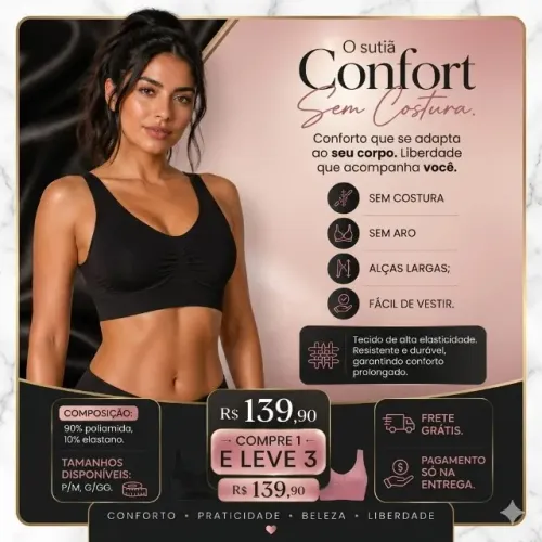 Sutiã Confort Slin