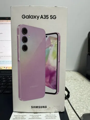Samsung A35 128GB Completo na Caixa + Carregador Original | Aceito Cartão