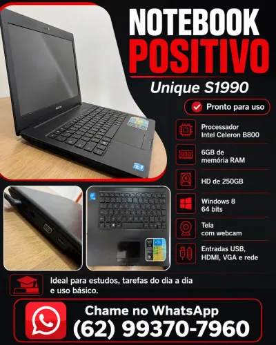 Notebook com defeito