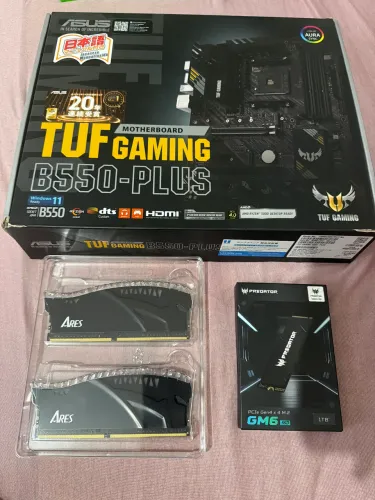 Kit Pc Gamer Novo - B550 TUF Gaming + Ryzen 5 5500 + 1TB NVMe + 16GB RAM