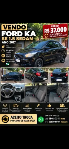 Ford KA+ Sedan 1.5 16V Flex 4P 2017