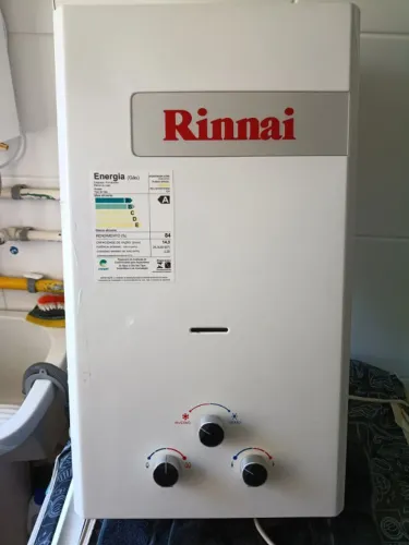 Aquecedor Rinnai usado semi novo 15 L
