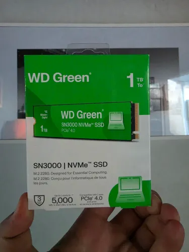 Ssd 1TB WdGreen 5000mb leitura