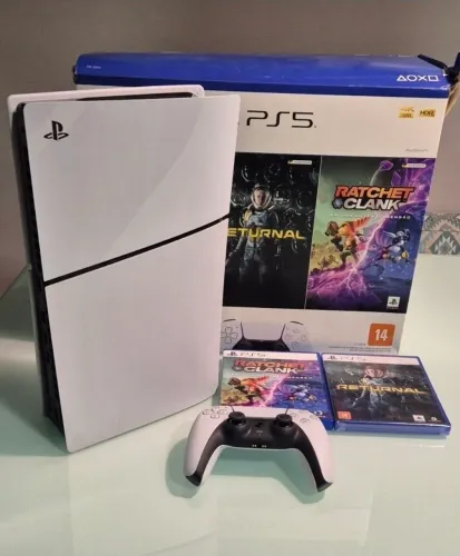 PS5 SLIM LEITOR E JOGOS BARATO!!!