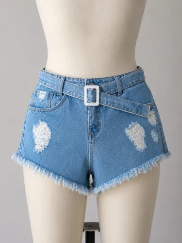 Short Jeans desfiadinho