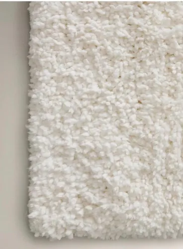 Tapete encaracolado branco zara home