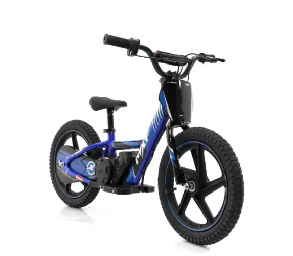 Bicicleta Elétrica Infantil Azul Aro 16 Equilíbrio E-bike Mxf