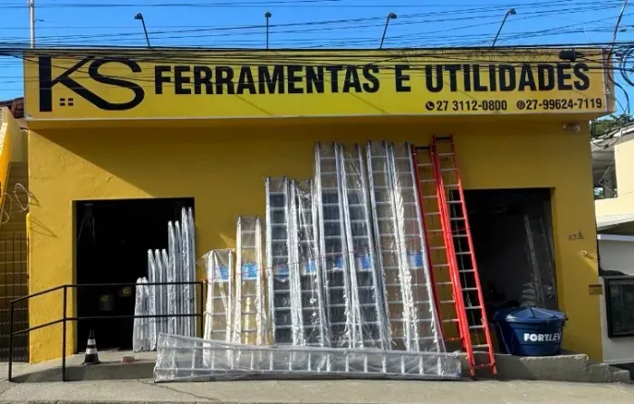 Escada Extensiva Alumínio e Fibra