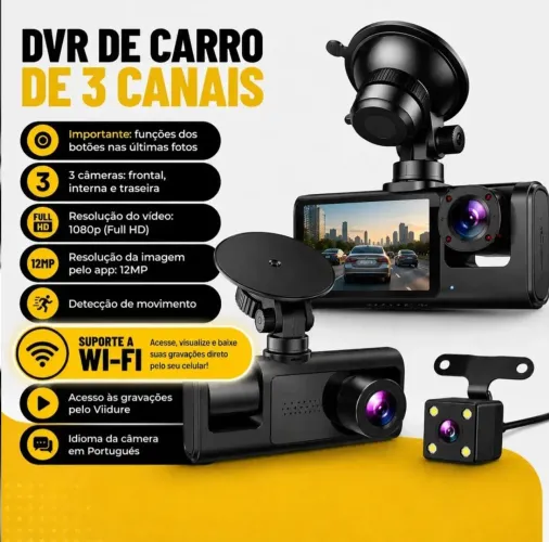 Câmera de segurança para veículo