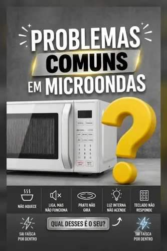 Micro ondas com defeito?  Vou até sua casa ou empresa 99338.1592 
