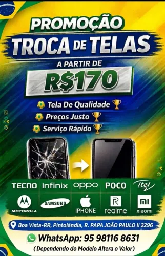 ?TROCA DE TELA CELULAR?