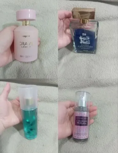 Kit perfumes usados, porém o Crave está novo.