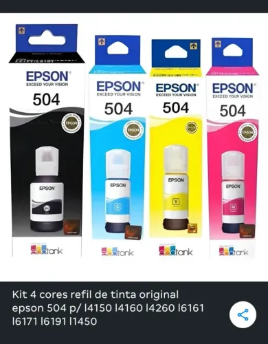 Kit tinta original epson 504