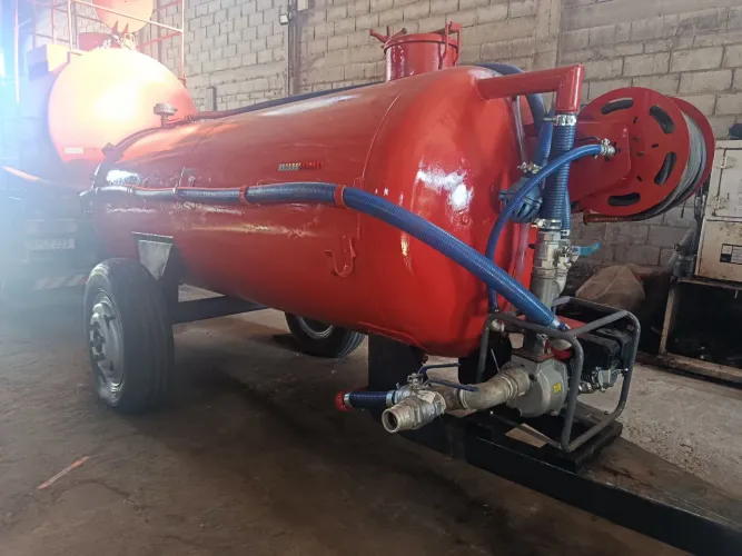 Tanque pipa carretinha 